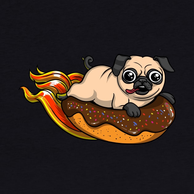 Pug Donut by underheaven